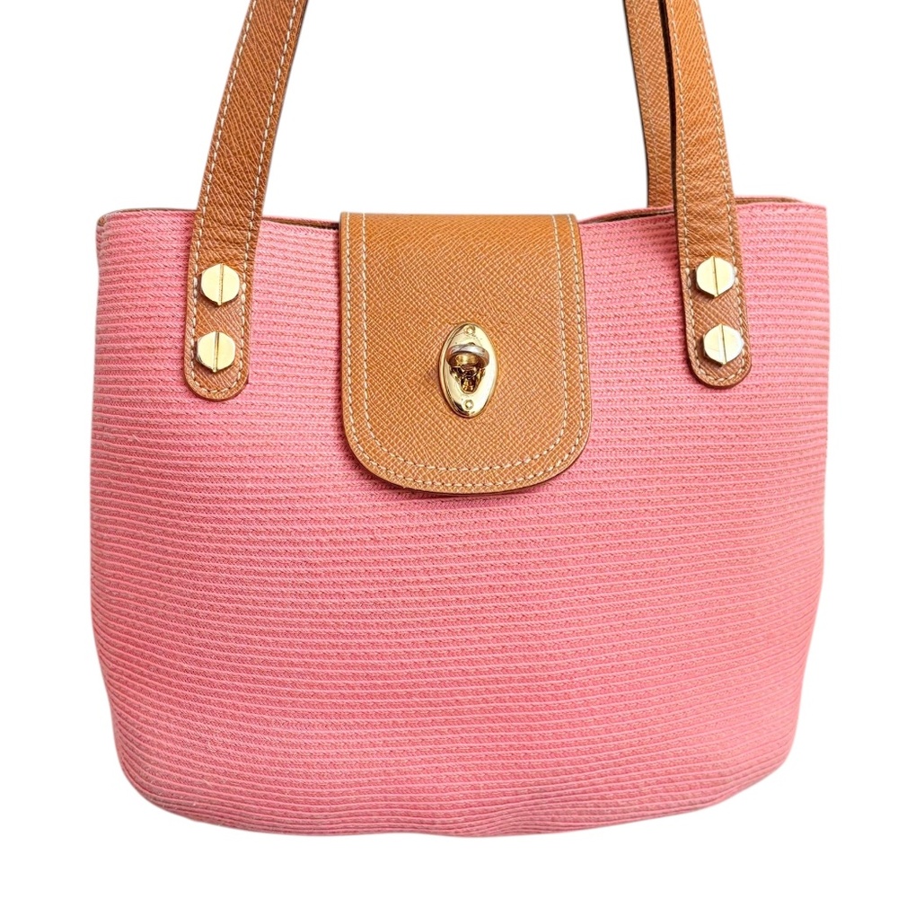 Eric Javits small pink handbag purse tote